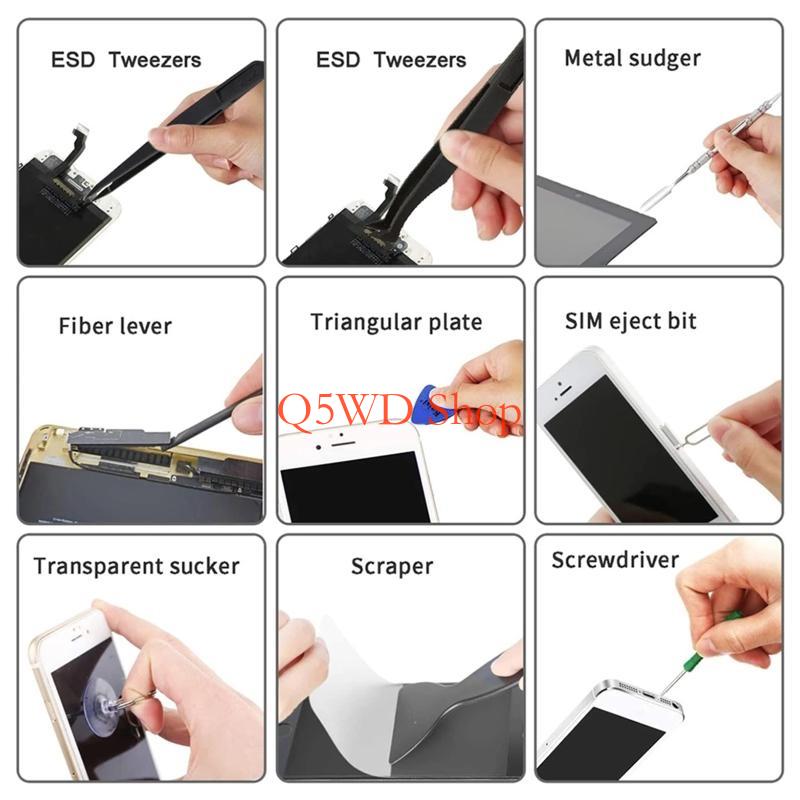 Q5WD 8 Pieces Tweezers Plastic - Electronics Repair Hobby review and price