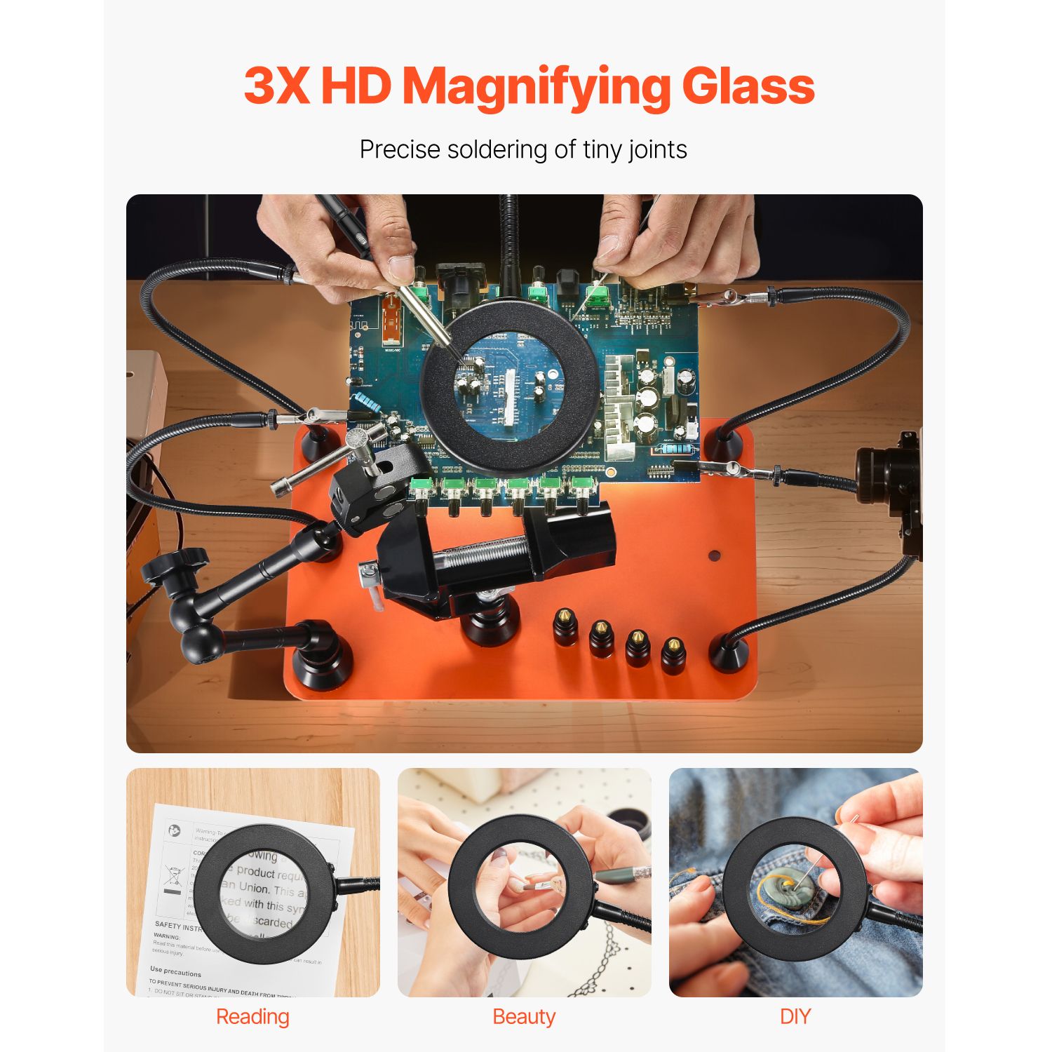Magnetic Helping Hands Solderi - Electronics Repair Hobby review and price