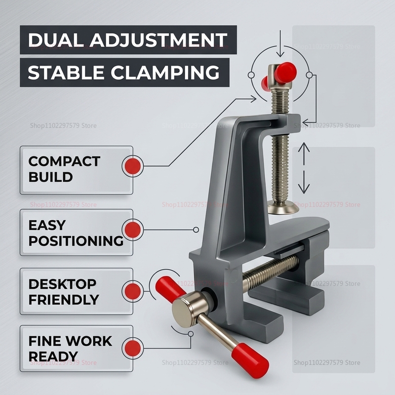 Aluminum Mini Table Bench Vice - Electronics Repair Hobby review and price