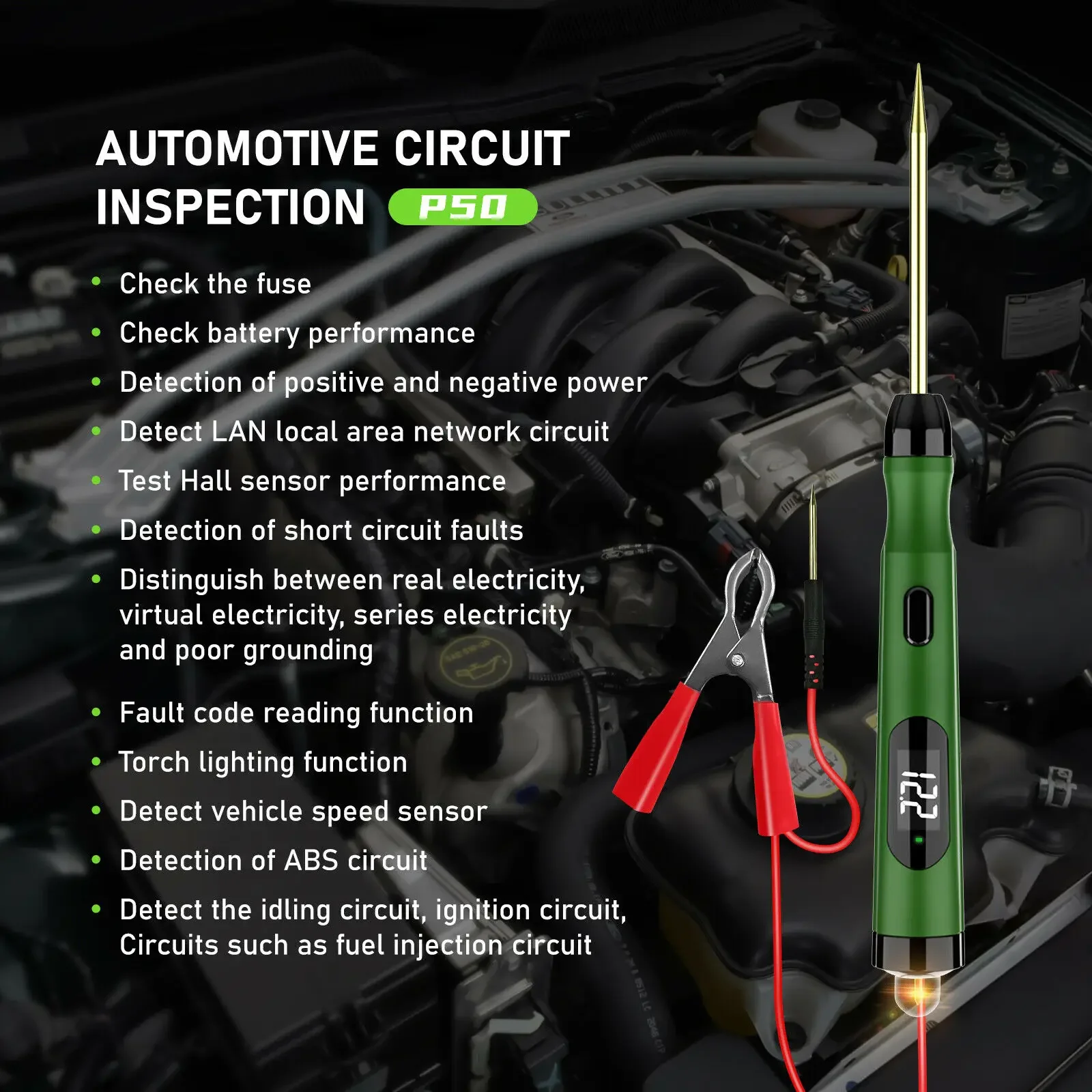 Voltage Test Pen P50 Car Elect - Circuit Test Pencil review and price
