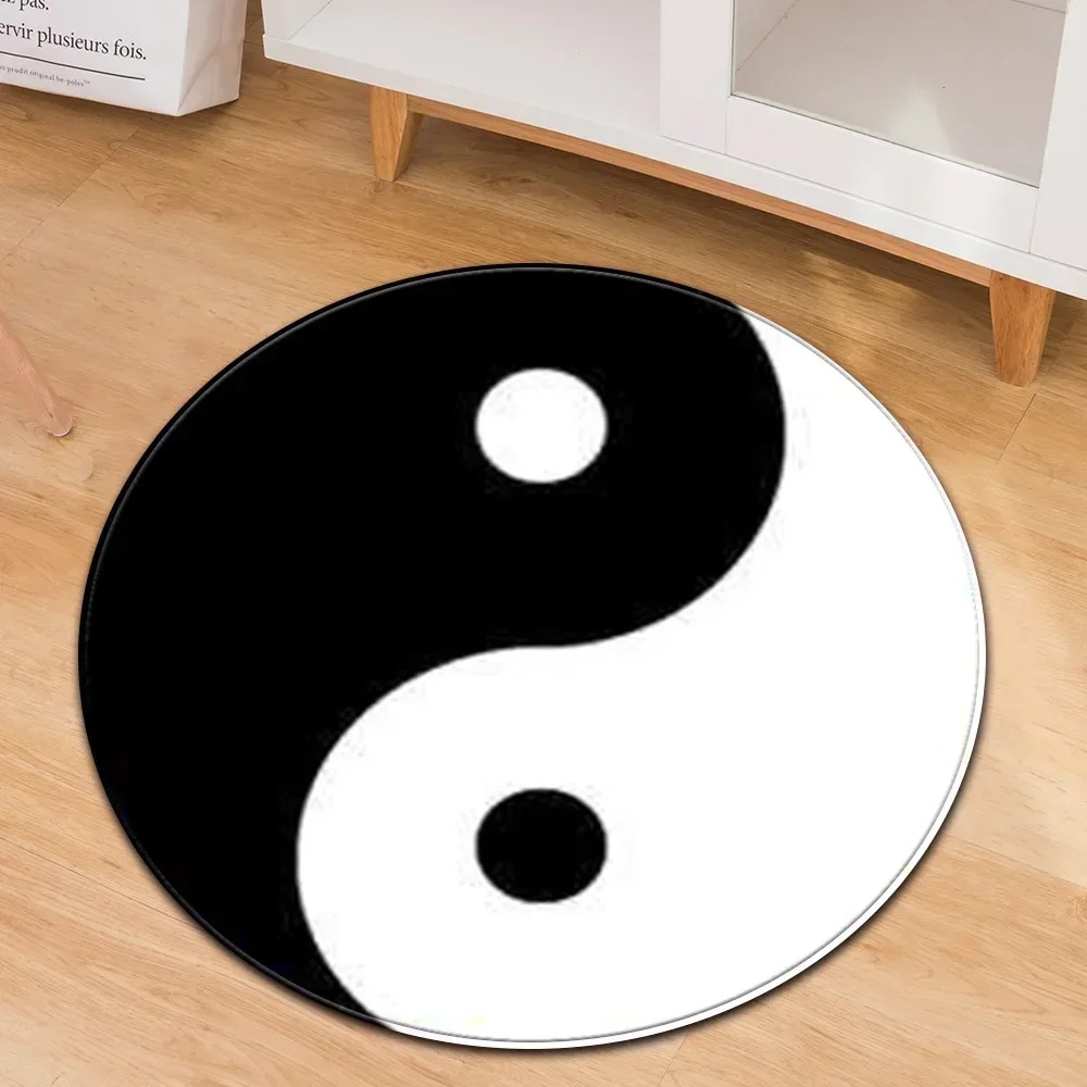 Yin Yang Taiji Round Rug Flowe - Electronics Repair Mat review and price