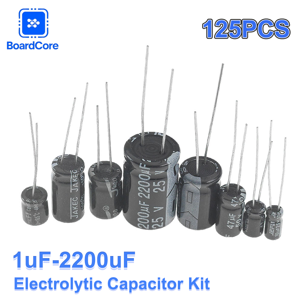 25 Values 125PCS Electrolytic  - Electronics Repair Hobby review and price