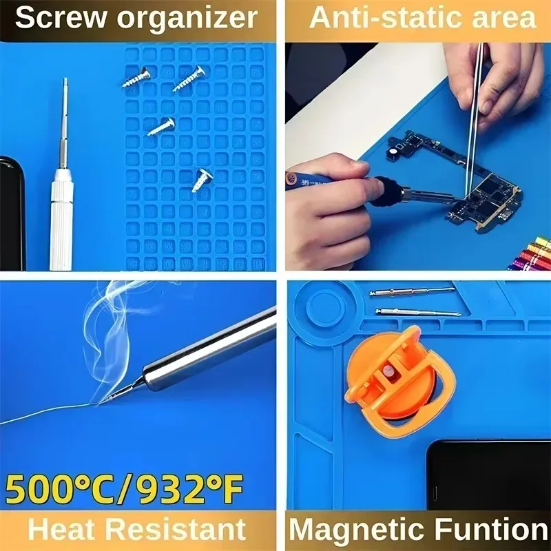 Magnetic Mat Silicone Work Mat - Electronics Repair Mat review and price