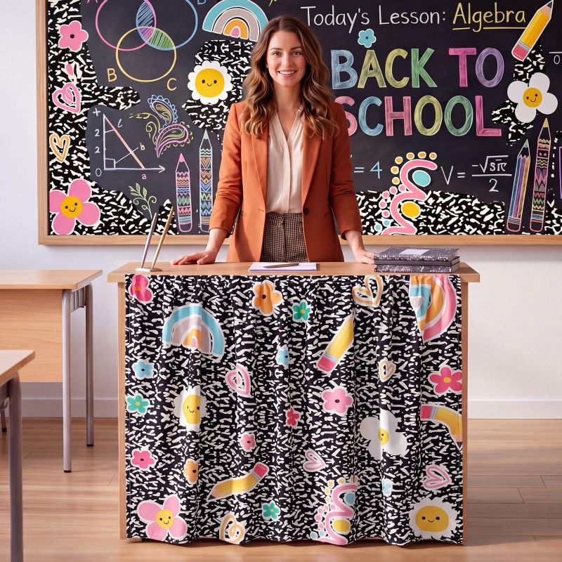 VIKAMA Back To School Cartoon  - Back Cover Adhesive review and price