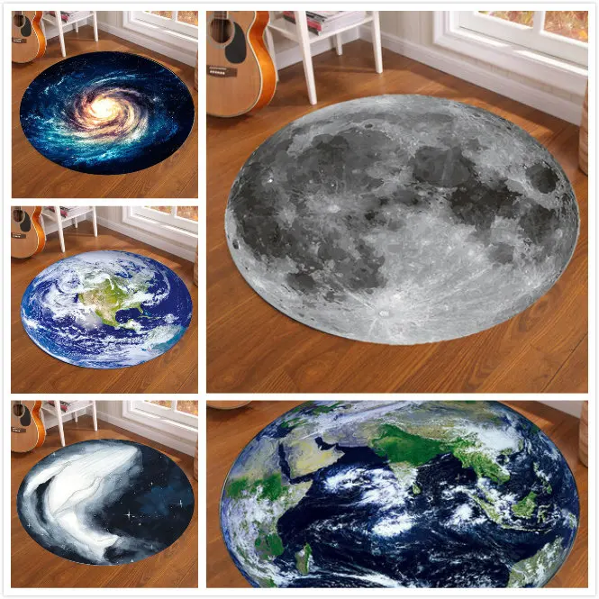 Galaxy Earth Moon Round Carpet - Electronics Repair Mat review and price