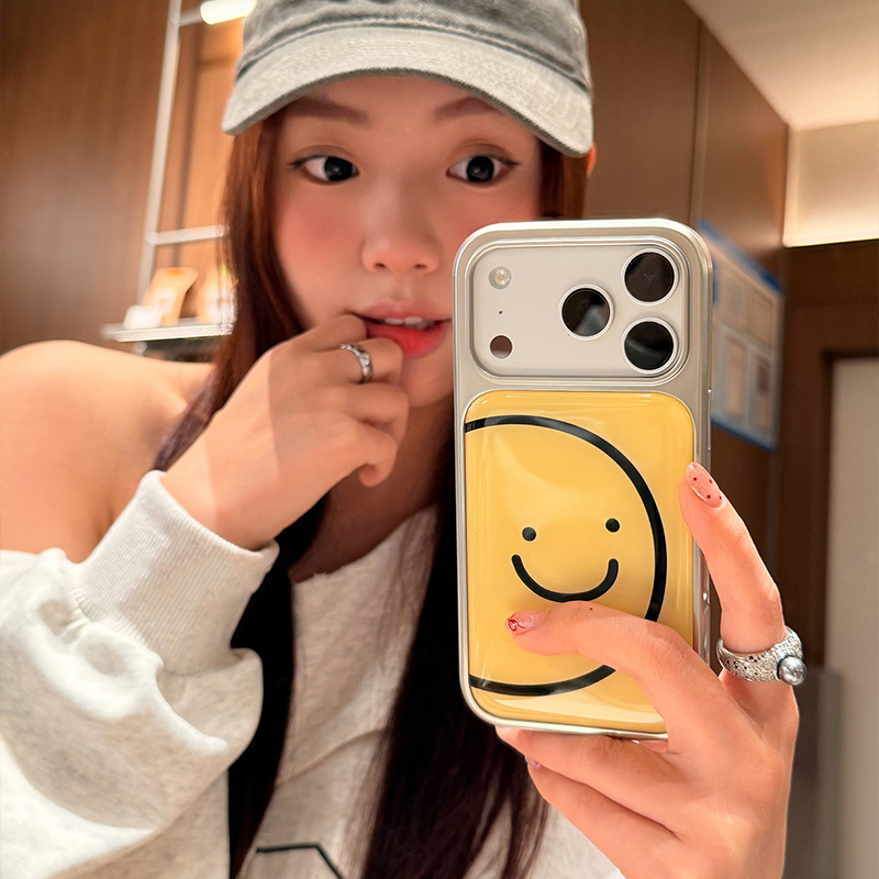 Ins Minimalist Lines Smiling F - Back Cover Adhesive review and price