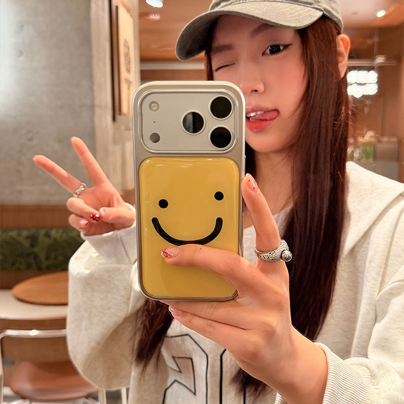 Ins Minimalist Lines Smiling F - Back Cover Adhesive review and price